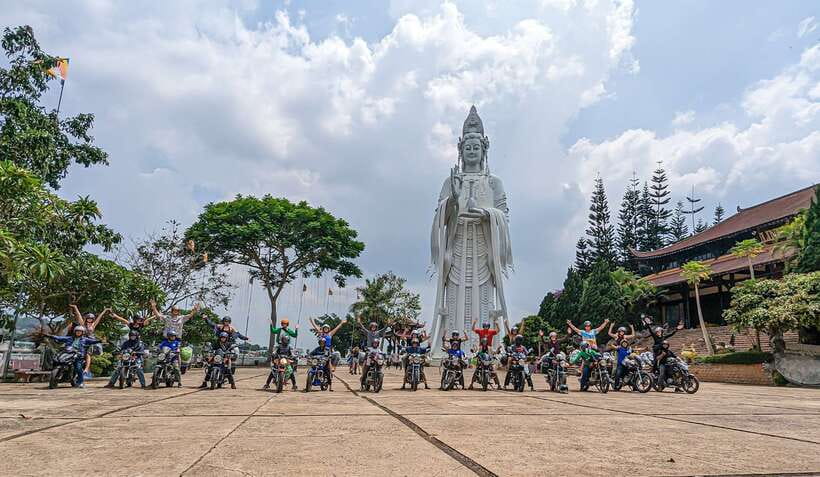 1 Day Easy Rider Tour in Dalat–Villages, Farms & Waterfalls - Seeing how silk and rice wine are made