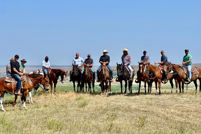 2 Hour Trail Ride in Montana Ranch Country - John, Luke, and Pepper the herding dog