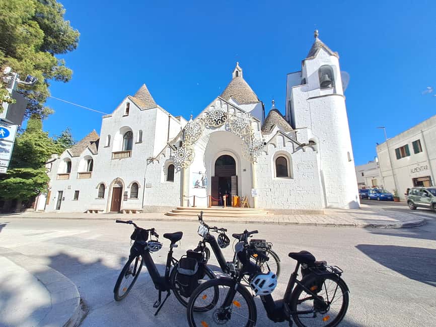 Alberobello: Guided e-bike tour + donkey farm visit - Returning to Alberobello and the trulli