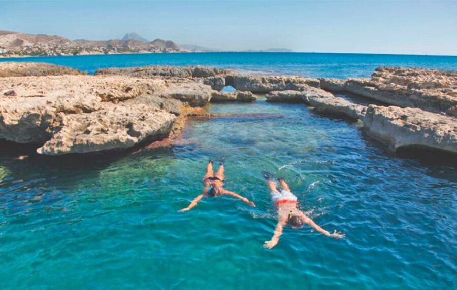 Alicante : E-Bike Coast Tour, Roman Fish Farm and Snorkeling - Snorkeling in a quieter coastal spot