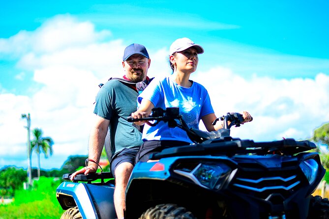 ATV to Macao Beach and Water Cave with Organic Farm - Getting ready for a muddy ride