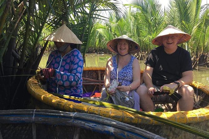 Basket Boat-Buffalo Ride-Farming-Pottery Making &Marble Mountains - Tra Que Vegetable Village: work with the soil