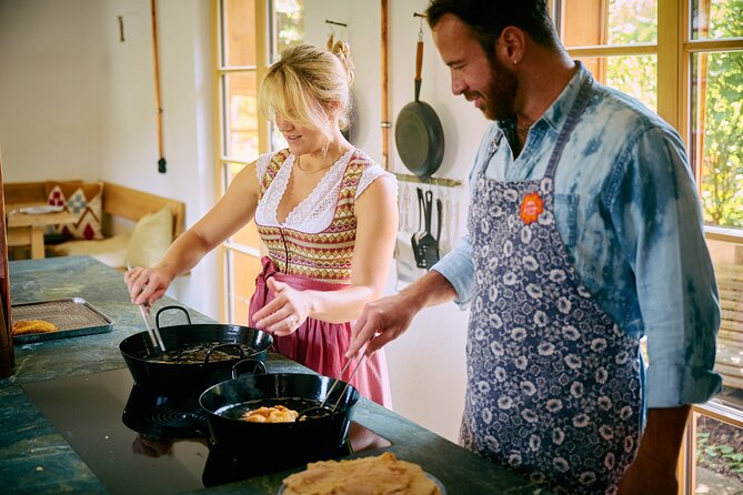 Bavarian Schnitzel Cooking Class in Oberaudorf Farmhouse - Swinging the schnitzel hammer