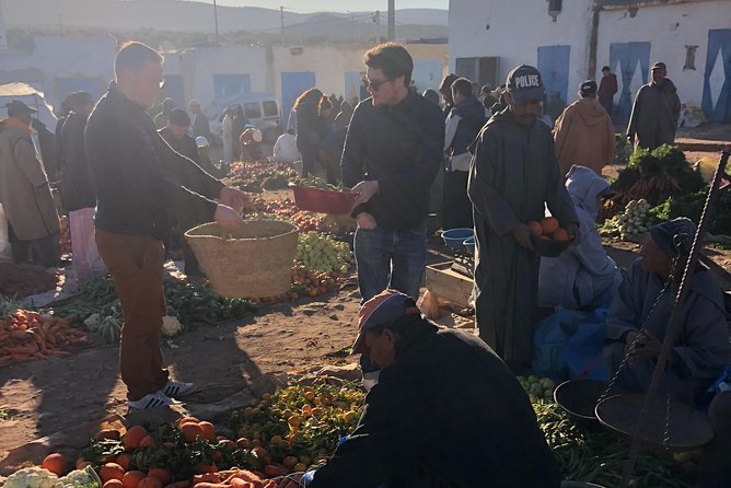 Berber Cooking Class at a Farm in the Countryside & shopping at a rural Souk. - Making the goat and vegetable tagine