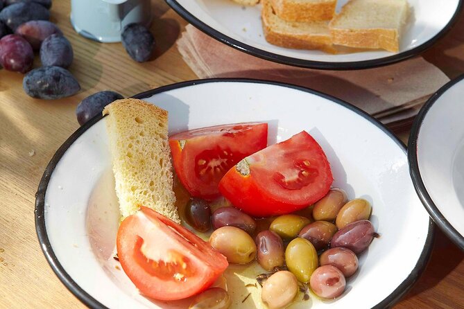 Bio Farm Private Olive Oil Tasting, Farm to Fork Meal & Temple of Poseidon Tour - The Temple of Poseidon Above the Sea