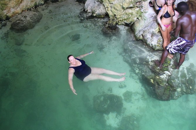 Blue Hole Mineral Spring plus Weed Farm Combo Tour with Transportation - Meeting local people at the marijuana farm