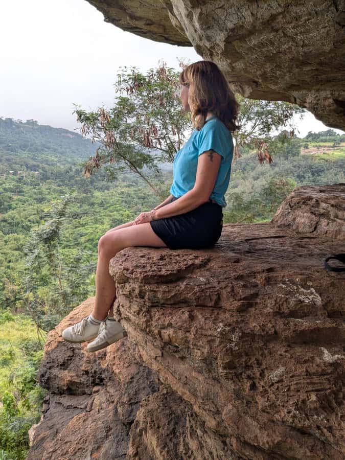 Boti Falls, Umbrella Rock, Aburi Gardens & Cocoa Farm Tour - Lunch, traffic, and the real pace of the day