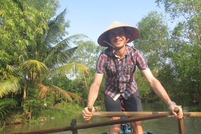 Cai Rang floating market, see sunrise, CaCao orchard, small canal - Sunrise on the Can Tho River