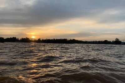 Cai Rang floating market, see sunrise, CaCao orchard, small canal