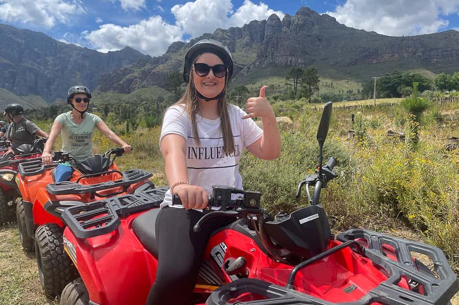 CAPE TOWN: QUAD BIKE FUN RIDE IN PAARL, FREEDOM FARM 301 - From Cape Town to Freedom Farm 301