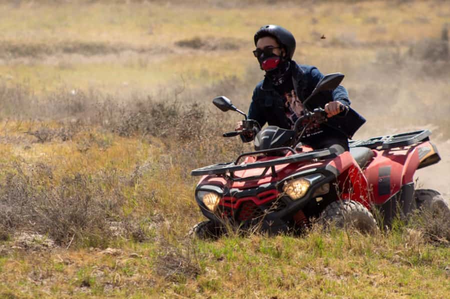 CAPE TOWN: QUAD BIKE FUN RIDE IN PAARL, FREEDOM FARM 301 - Riding the Paarl countryside