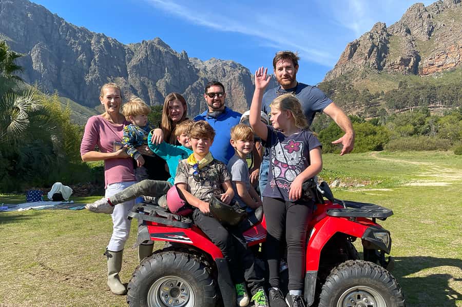 CAPE TOWN: QUAD BIKE FUN RIDE IN PAARL, FREEDOM FARM 301 - The safety briefing comes first