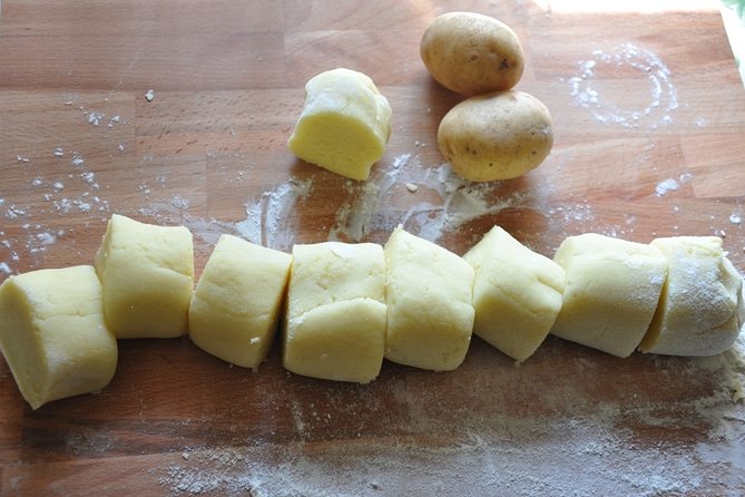 Cheese Tasting, Cooking Class & Farm-to-Table Activity in Tuscany - Sitting down to the meal you helped make