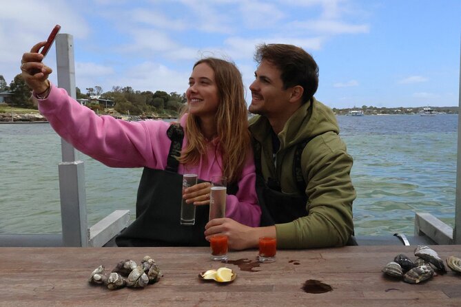Coffin Bay Oyster Farm Wading Tour & Tasting Experience - Getting into the waders at Oyster HQ