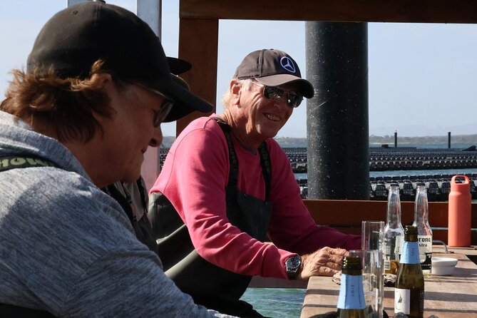 Coffin Bay Oyster Farm Wading Tour & Tasting Experience - Wading to the floating pontoon