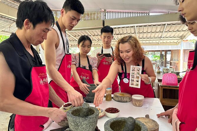 Cooking Class with Organic Farm in Chiang Mai - Your individual cooking station
