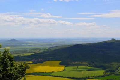 Czech Volcanic Mountains and Goat Farm Private Tour from Prague