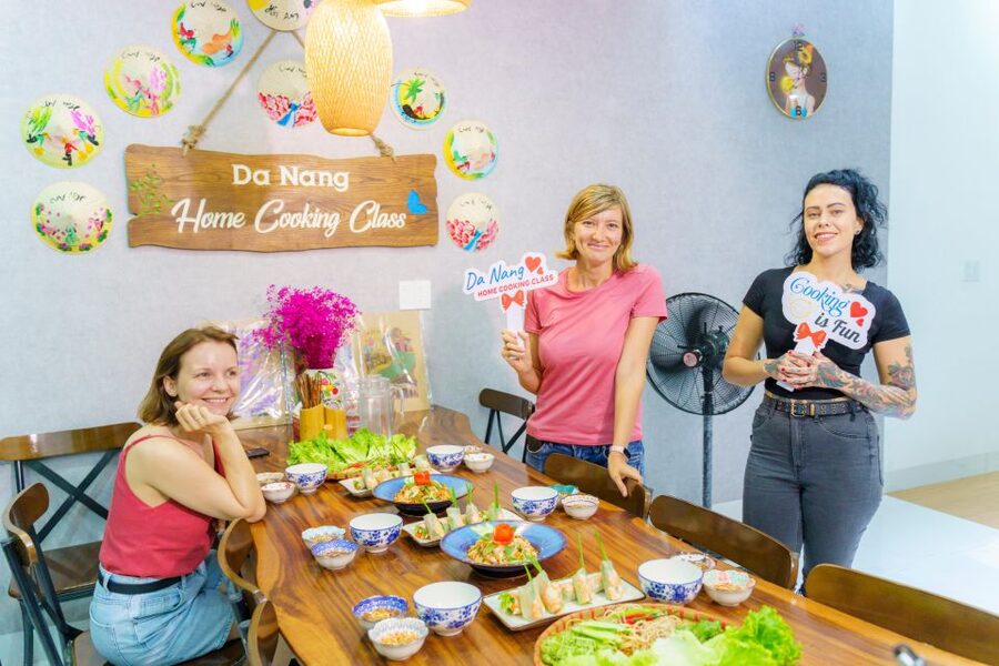 Da Nang Cooking: Market tour, farming, and cooking class - The cooking session is the heart of the experience