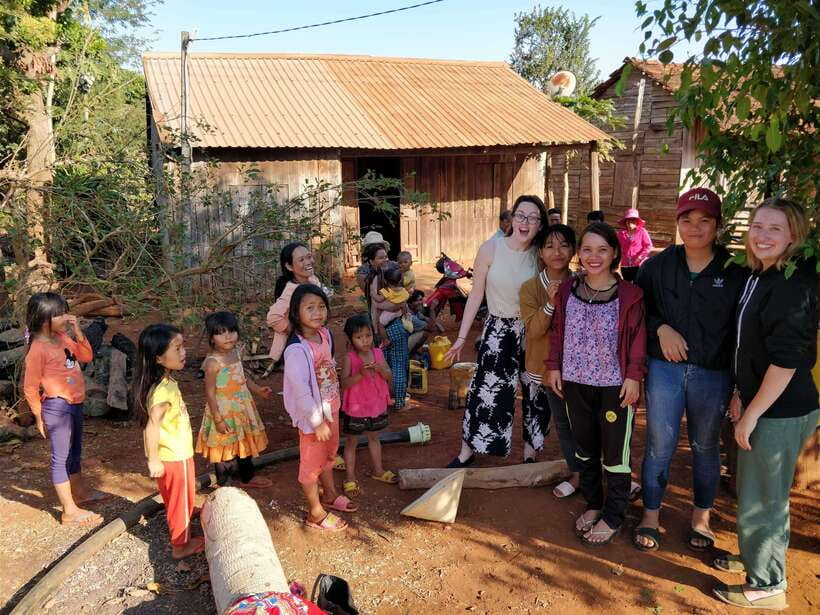 Dalat Countryside Motorbike Day Tour–Coffee Farms & Pagodas - Linh An Pagoda and the changed waterfall stop
