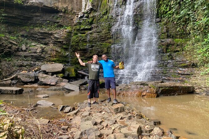 Day Trip Near Accra - Visit Aburi Gardens, Waterfall & Cocoa Farm - Oboadaka Falls: a short drive, then a stairway descent