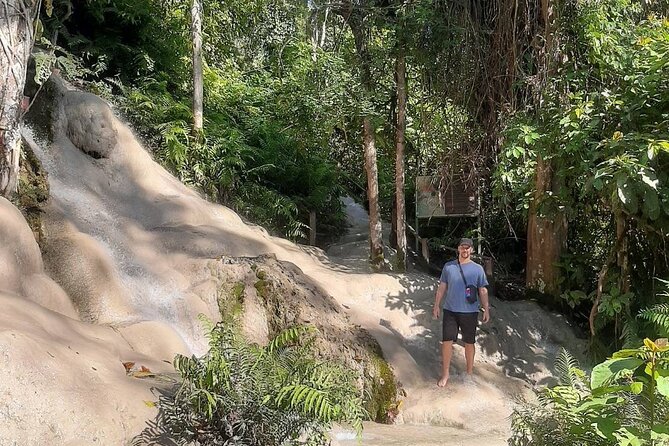Doi Suthep Temple, Pha Lat Temple, Sticky Waterfall, Orchid farm - Sticky Waterfall is the day’s active finish