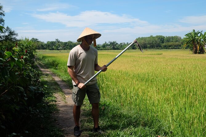 Exploring organic farm & Vietnamese Culinary with Master chef - Preparing four dishes and eating the lunch you cook