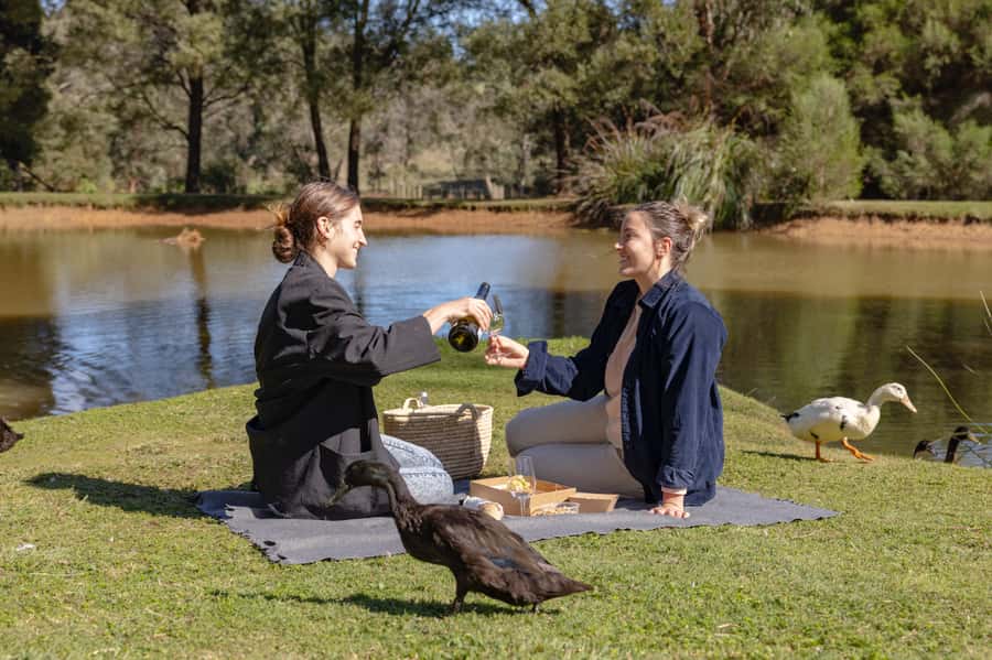 Farm Picnic for 2 adults - Picking Up Your Picnic Hamper