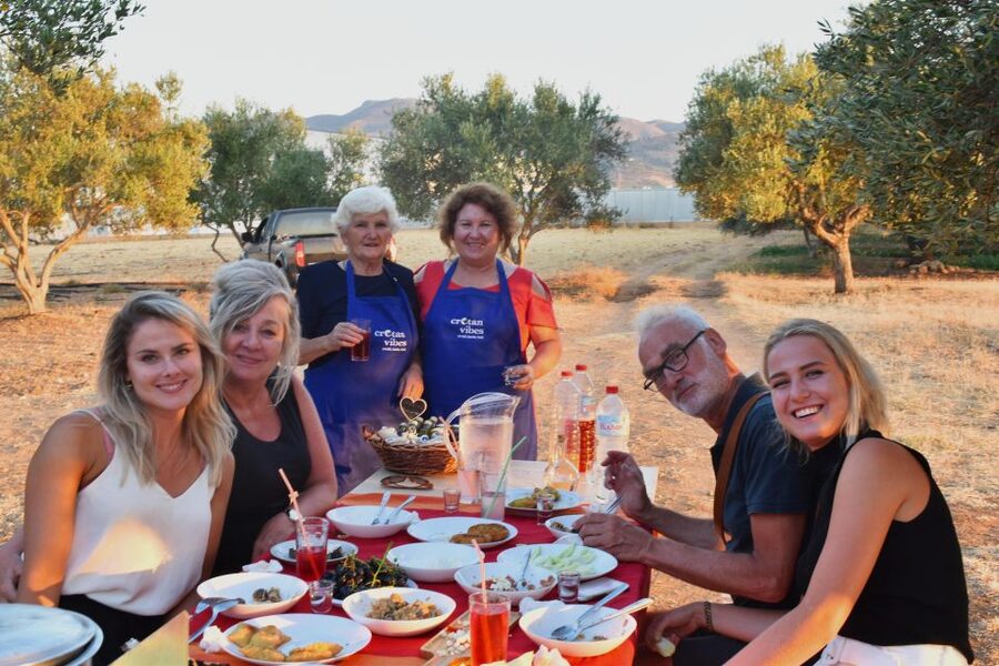 Farm Tour with Cheese-Making, Olive Oil Tasting & Picnic - Watching mizithra cheese take shape