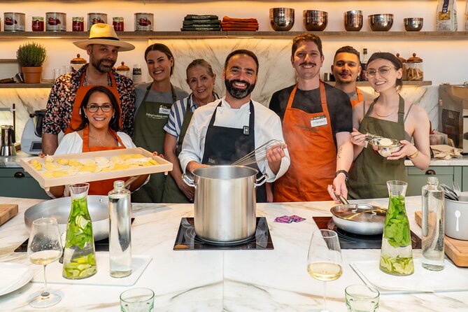 Farmer's Market and Pasta Making with Italian Wine - Making pasta and ravioli from scratch