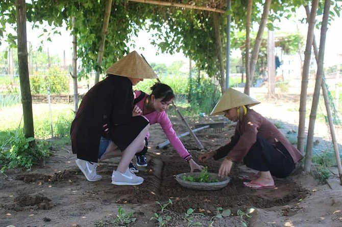 Farming with the Local Famers - Getting your hands dirty in the vegetable plots