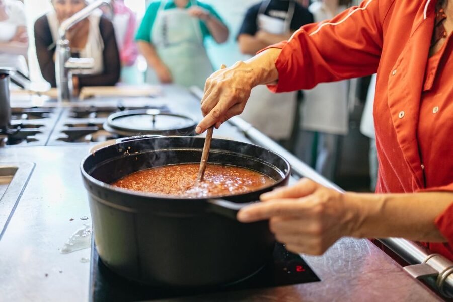 Florence: Cooking Class at a Tuscan Farm & Local Market Tour - Make bruschetta, pasta, ragù, and tiramisù