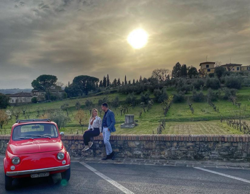 Florence: Vintage Fiat 500 Tour with Wine Tasting at Winery - The family-run winery and Tuscan tasting