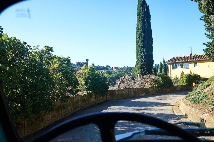 Florence: Vintage Fiat 500 Tour with Wine Tasting at Winery - The final 15-minute scenic return