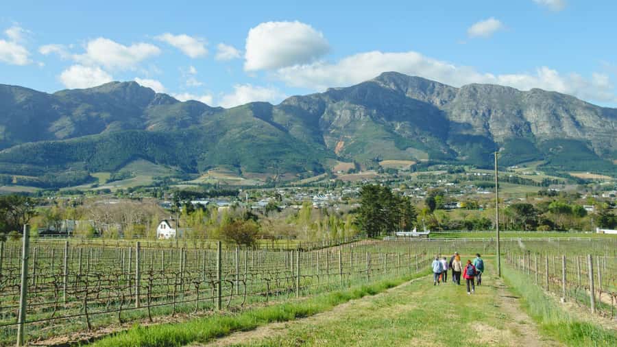 Franschhoek: An enchanting storytelling walk to 3 wine farms - Starting beside the Dutch Reformed Church
