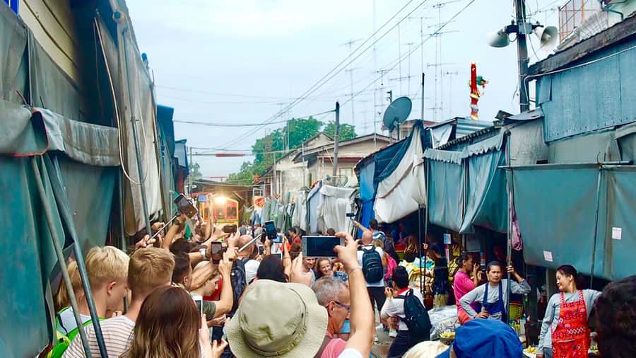 From Bangkok: Floating & Railway Markets Tour & Coconut Farm - Damnoen Saduak by longtail boat