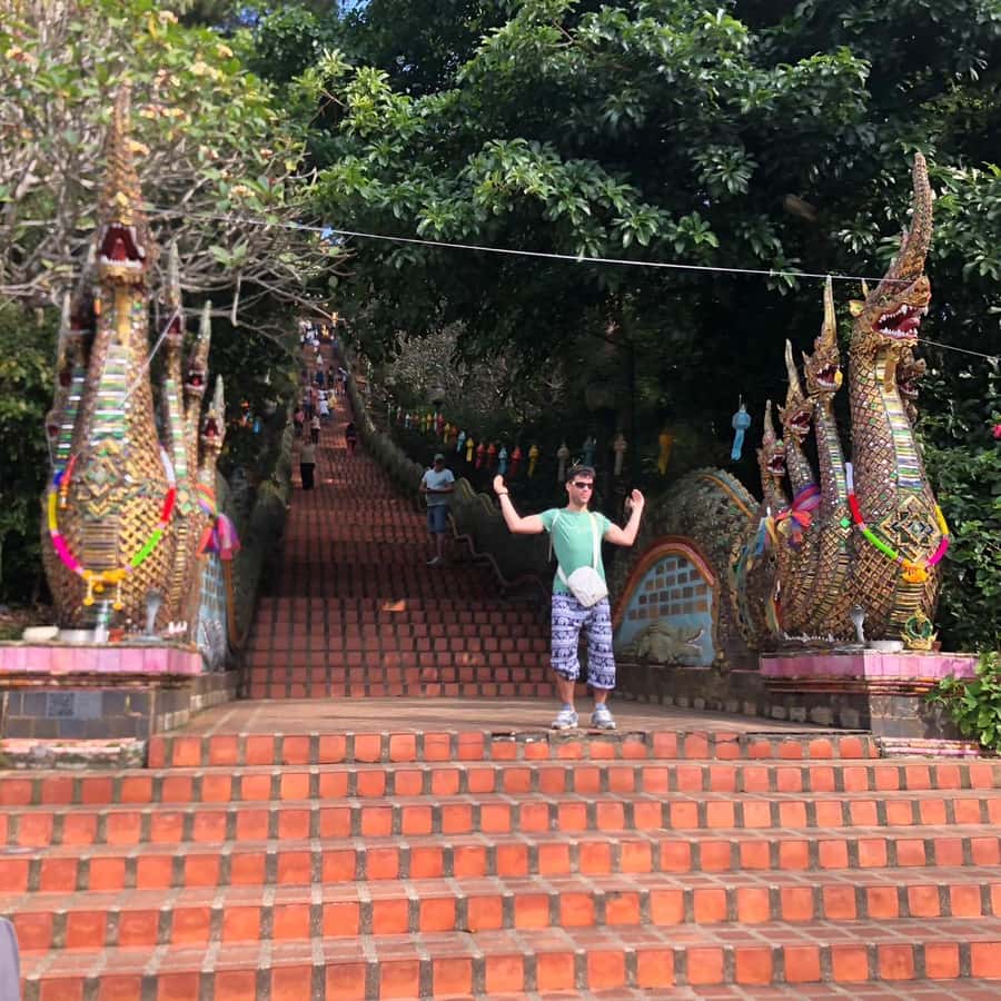 From Chiang Mai: Temples, Sticky Waterfall, and Orchid Farm - Doi Suthep and the Golden Pagoda