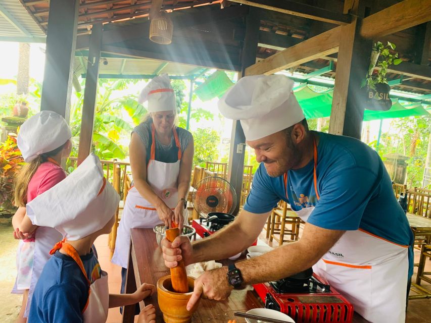 From Hoi An: Cooking Class at Organic Farm - Four dishes, four different cooking lessons