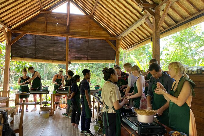 From Ubud: Authentic Bali Farm Cooking School & Organic Farm - Eating everything you cook