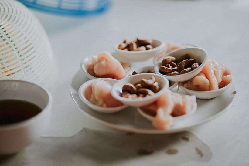 Full Day Thai Cooking Class in Organic Farm and Market - Eating what you cook in the garden