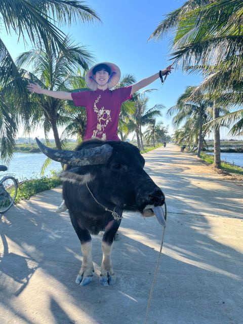 Funny day Biking, Farming, Buffalo riding and Basket boat - Tra Que Vegetable Village and the work behind Hoi An’s food