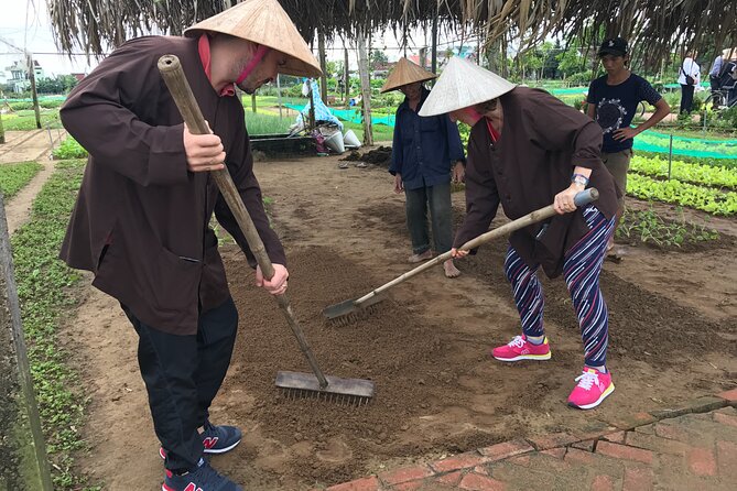 Gardening at Tra Que Vegetable Village and cooking class - Lunch and what the $45 price covers