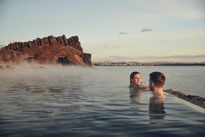 Golden Circle, Farm & Sky Lagoon Admission Small Group Tour - Geysir: watch Strokkur do the work