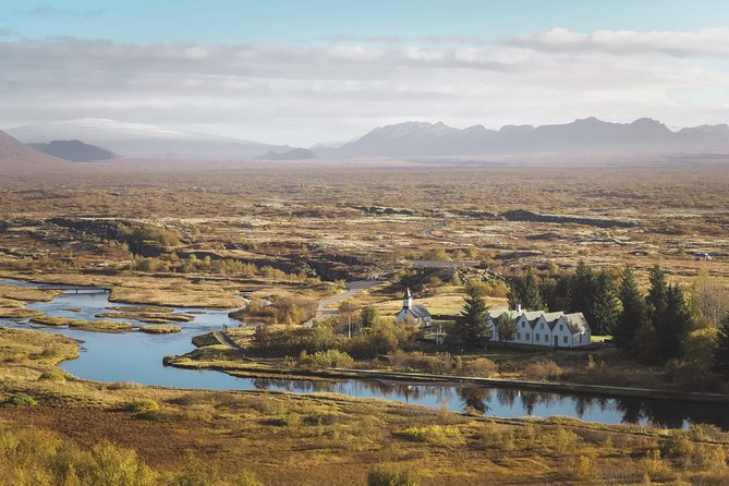 Golden Circle Tales, Tomato Farm & Kerid – Small Group from RVK - Gullfoss delivers the day’s biggest natural drama