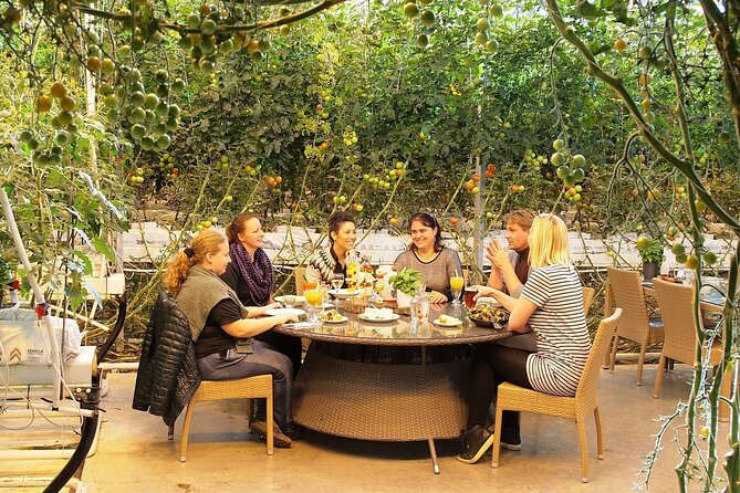 Golden Circle Tales, Tomato Farm & Kerid – Small Group from RVK - Friðheimar turns lunch into part of the sightseeing