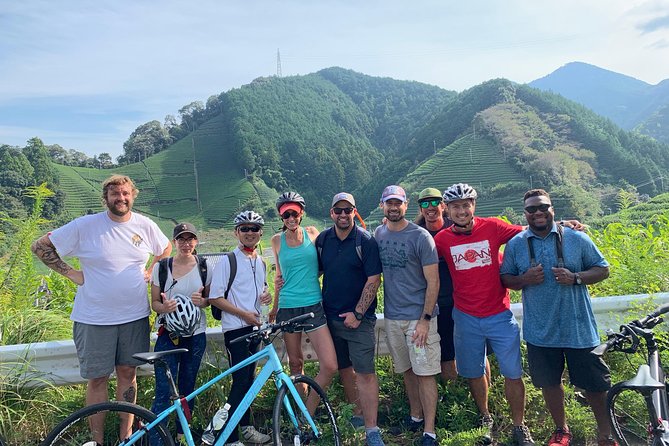 Guided Bike Tour to a Green Tea Farm in Shizuoka (not e-bikes) - Cycling through Abekawa Park