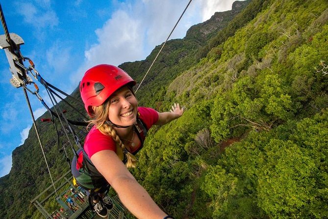 Hawaii Kipu Ranch PowerLine Zipline with Guide - Four Zip Lines Across Kipu Ranch