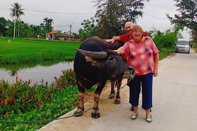 Hoi An Countryside Tour with Bamboo Basket Boat Rowing , Buffalo Ride, Farming - Tra Que Vegetable Village: farming with your own hands