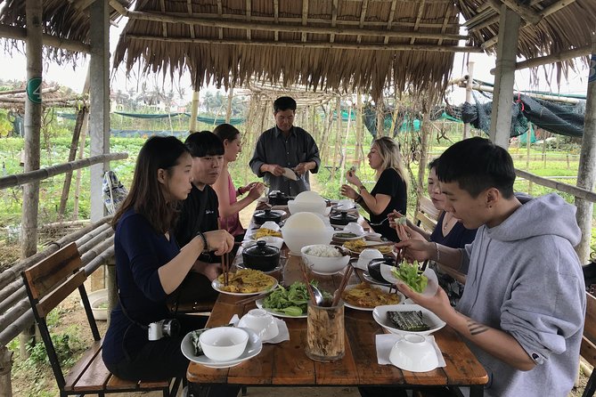 Hoi An Rural Life And Cooking At Organic Farm - A Short Basket-Boat Ride Through Nipa Palms
