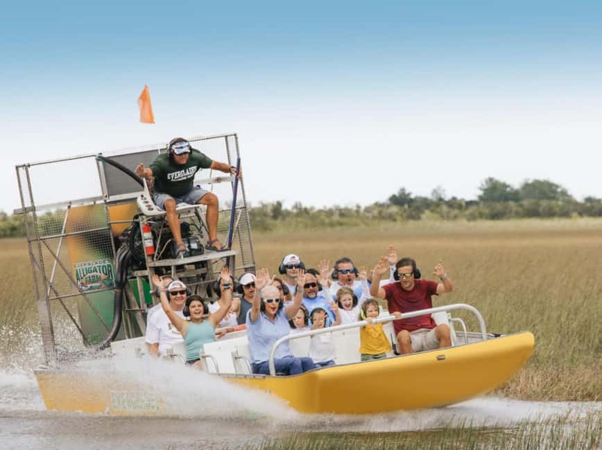 Homestead: Everglades Alligator Farm Entry and Airboat Ride - A short airboat ride with a lot of noise and spray