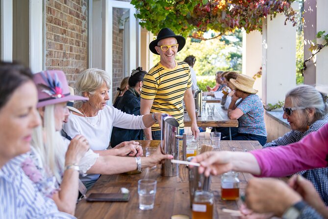 Honey Farm Tour. Morning Tea. Guided Tasting - Six honeys on the Retford Park terrace